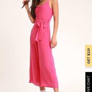 Lulu’s Pink Jumpsuit